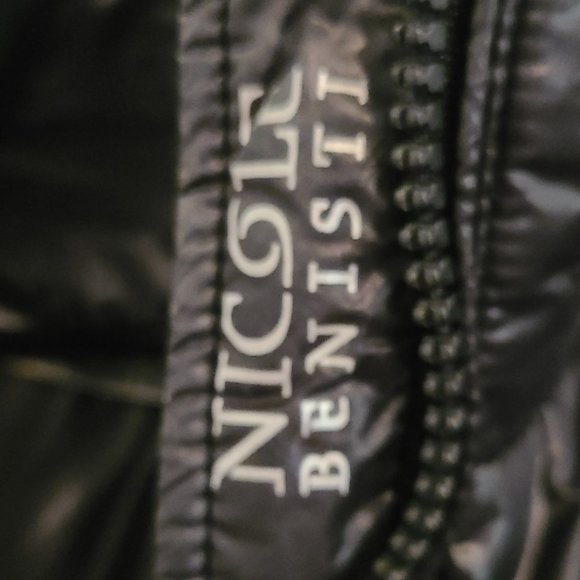 Nicole Benisti Cortina Leather & Fox Fur Down Coat - Picture 6 of 13